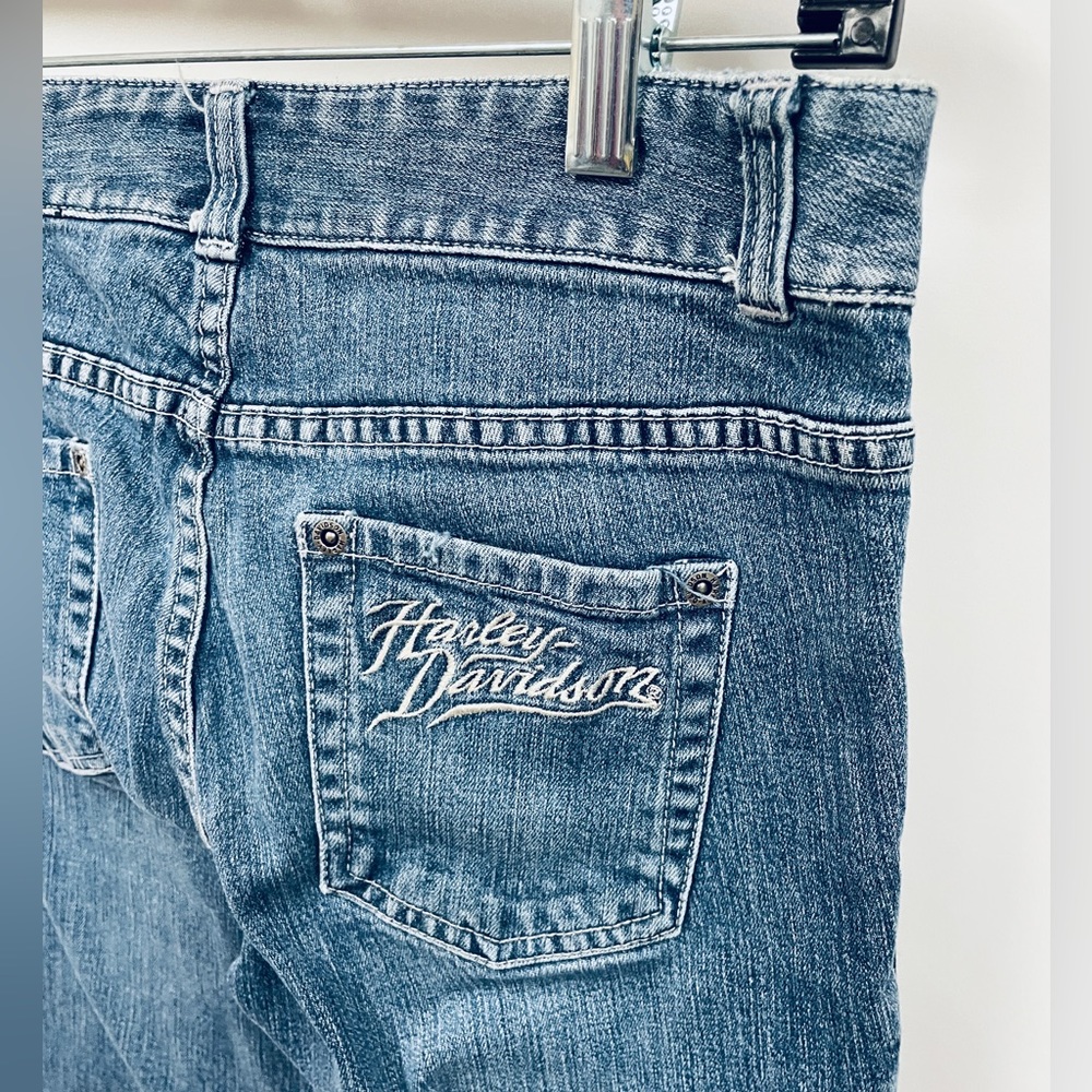 Harley Davidson Denim Capris